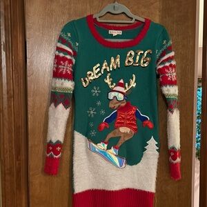 Tipsy Elves Dream Big Reindeer Sweater